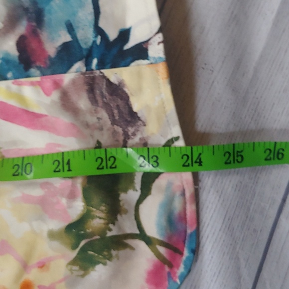 COLDWATER CREEK WATERCOLOR FLORAL BLAZER - Picture 7 of 8